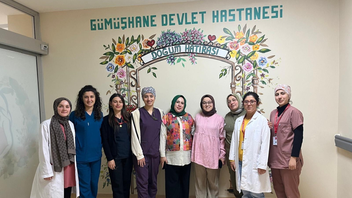 Gümüşhane Devlet Hastanesi'nde Gebe Okulu Açıldı