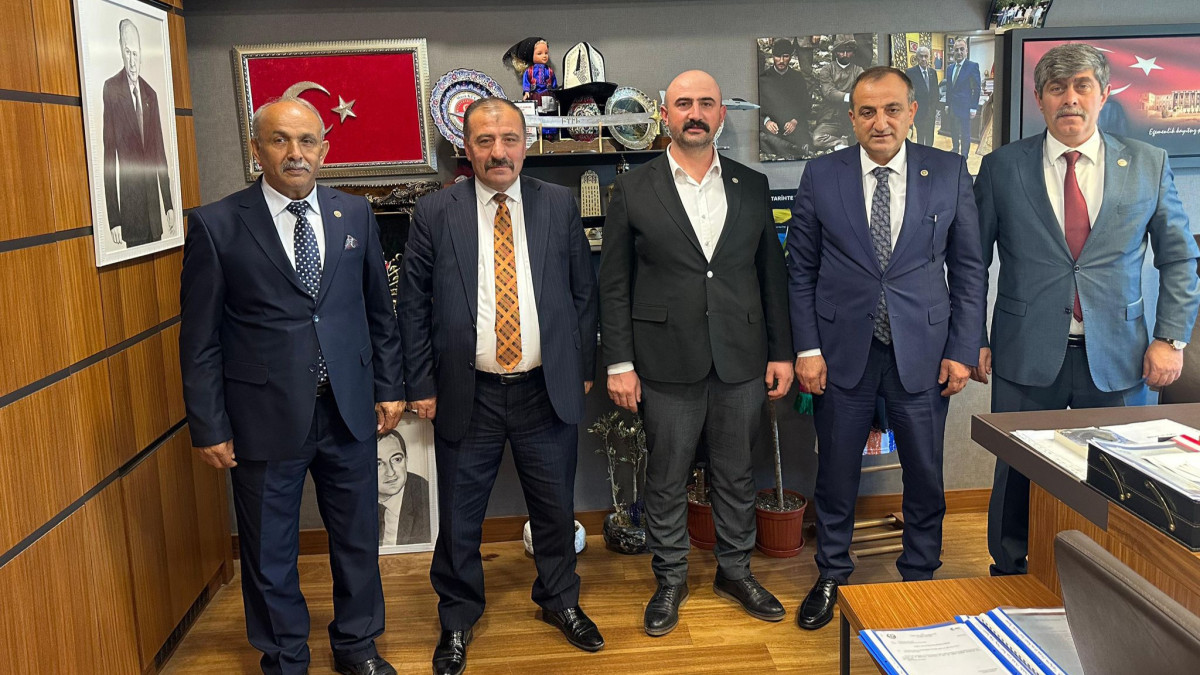 Kelkit-Gümüşhane- Kürtün Ziraat Odaları Başkanları Vekil KÜÇÜK'ü Ziyaret Ettiler