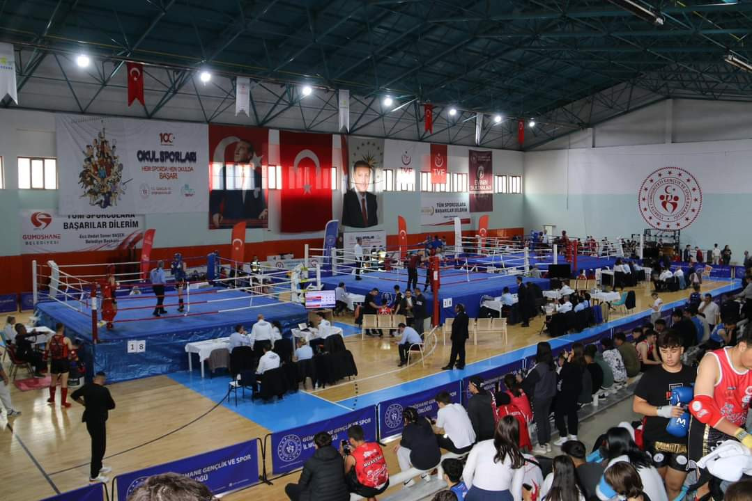  'Muaythai' Türkiye Şampiyonası Gümüşhane'de Başladı