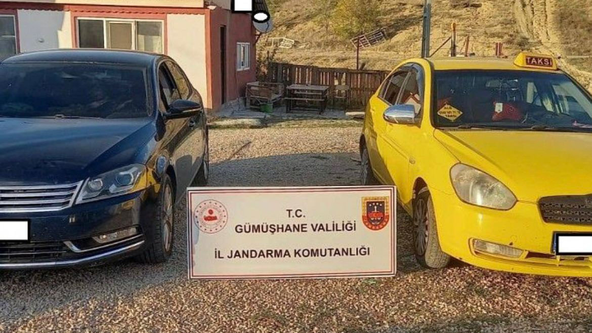 Şiran'da Ticari Taksi İle Göçmen Kaçaklığı